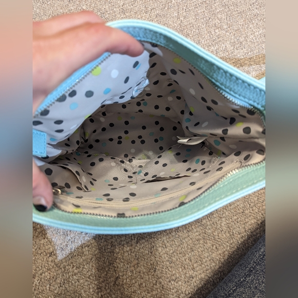 Thirty-One Small Light Blue Bucket Purse - Picture 3 of 3